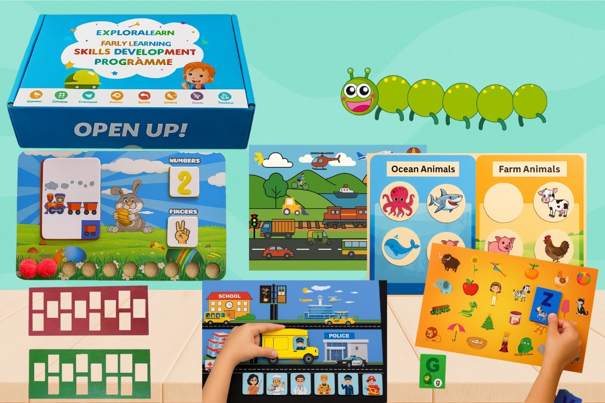 Nursery Montessori activities kit for 3+ years