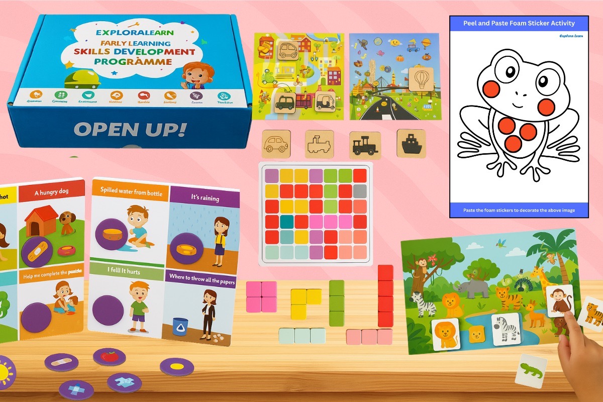 LKG Montessori activities kit for 4+ years