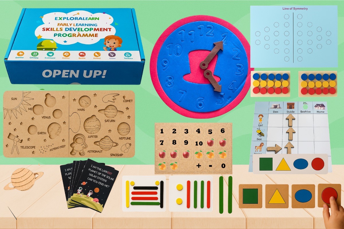 KG UKG Montessori activities kit for 5+ years