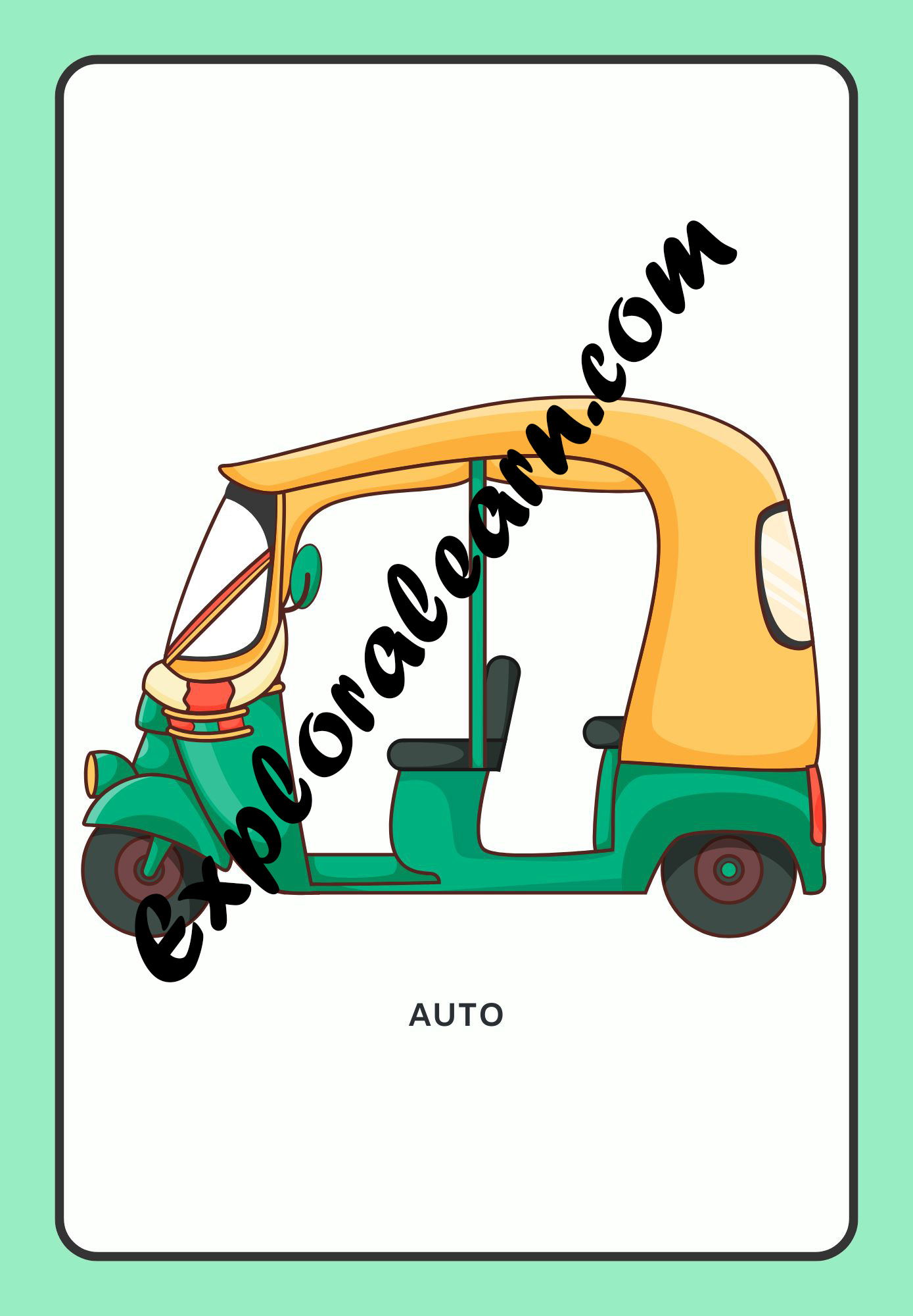 Transport Flashcard 3