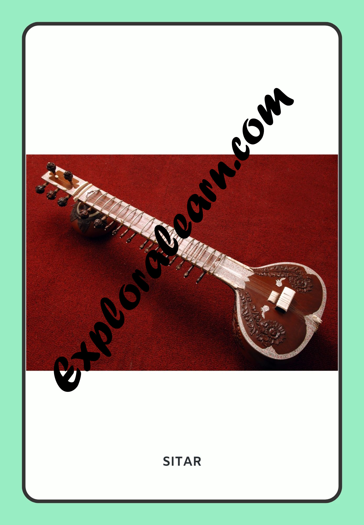 Musical Instruments Flashcard 3