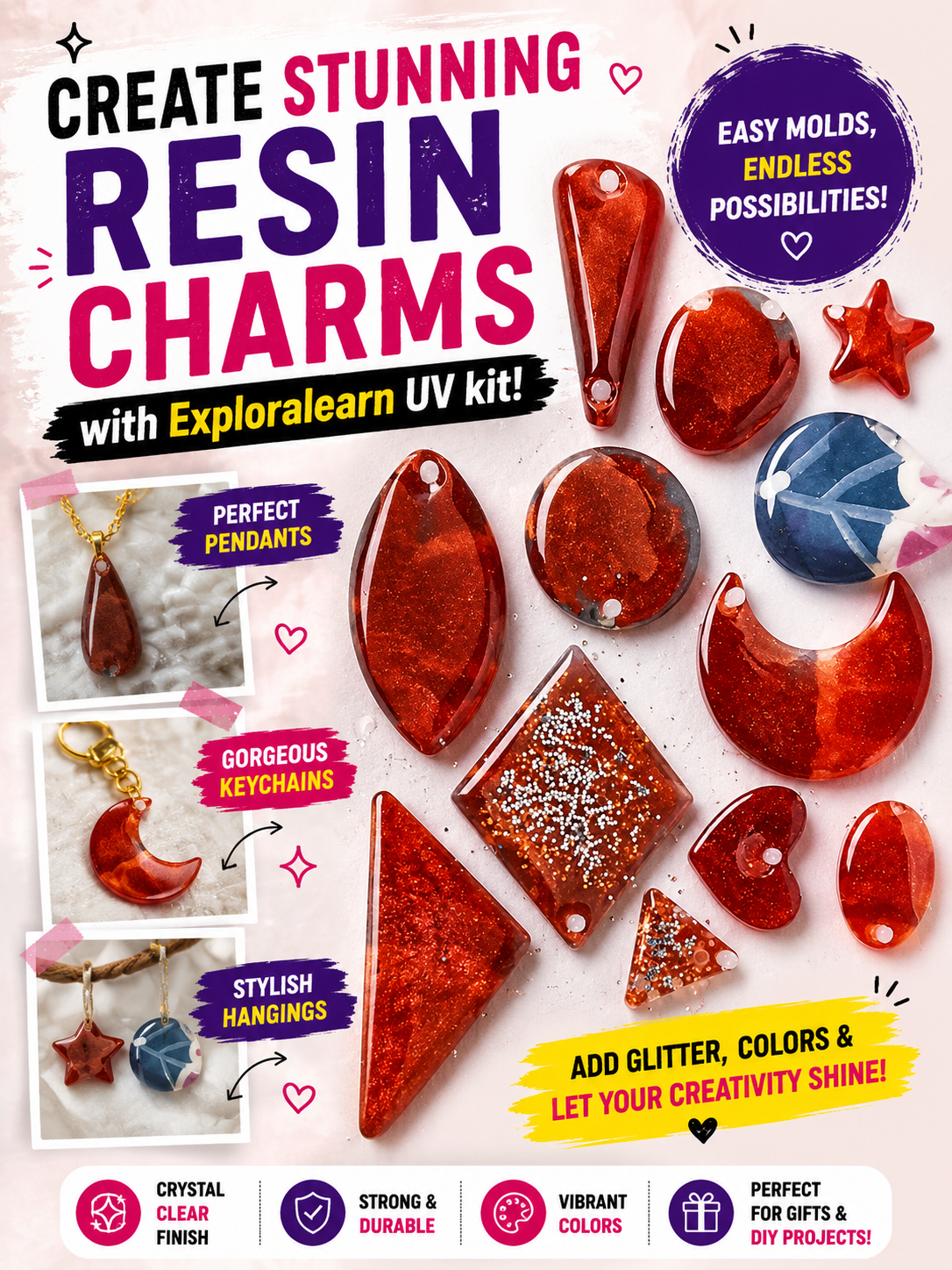 Customer resin art reel