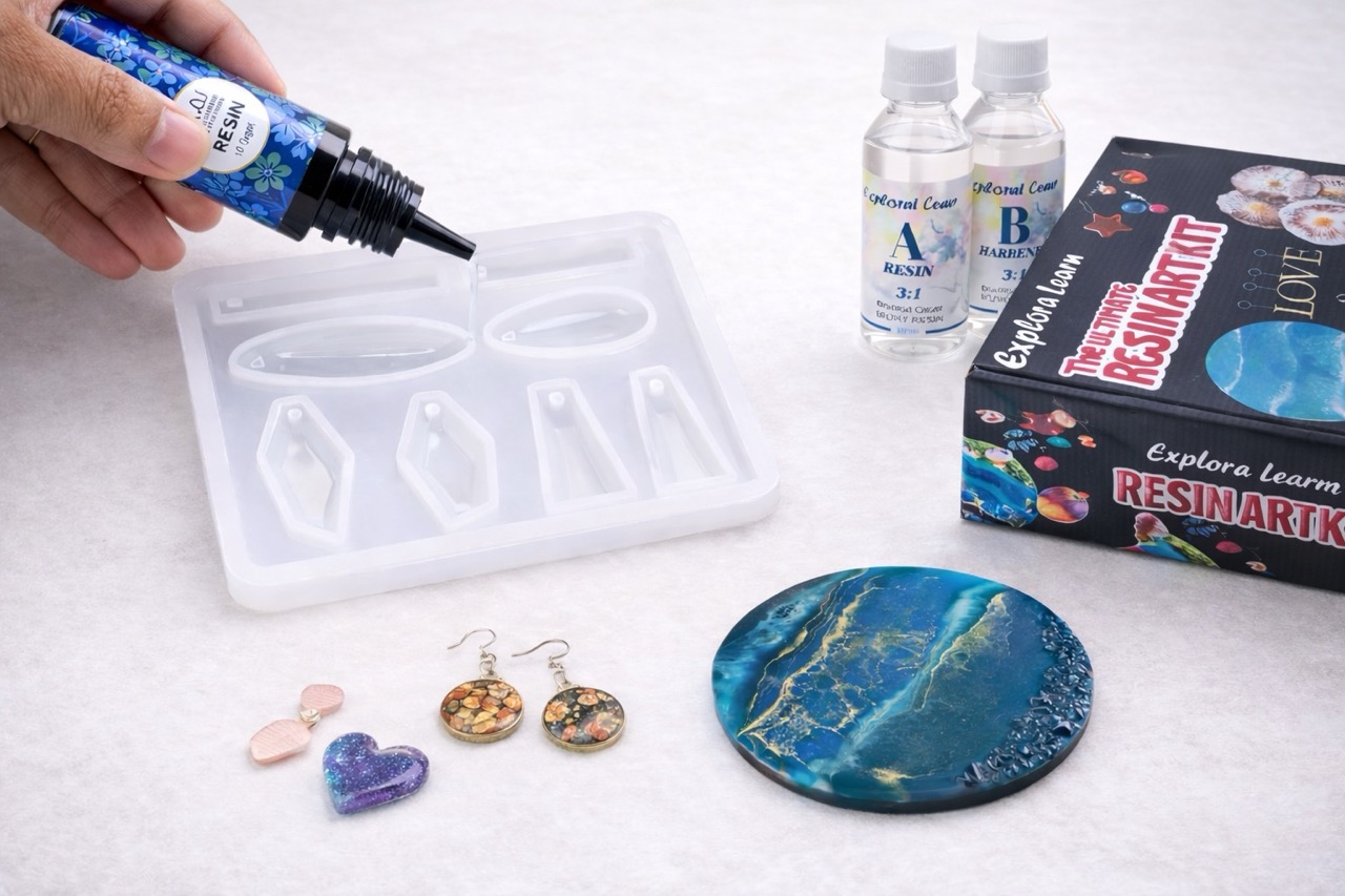 Resin and UV art kits