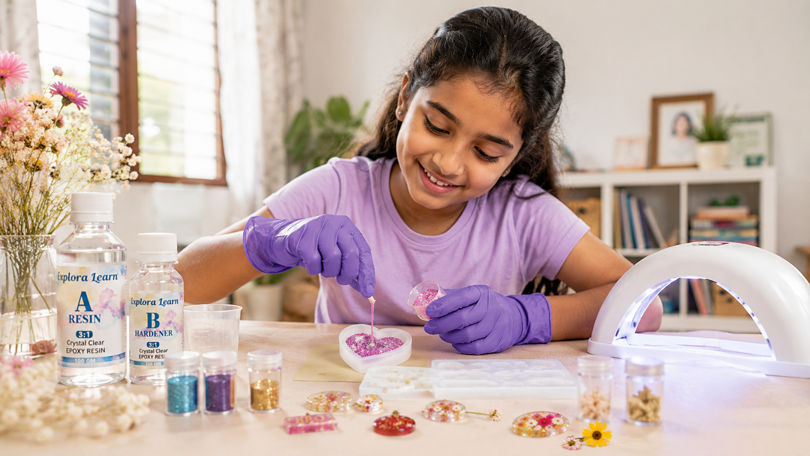 Resin Art Kit for Kids in India - Safe and Fun