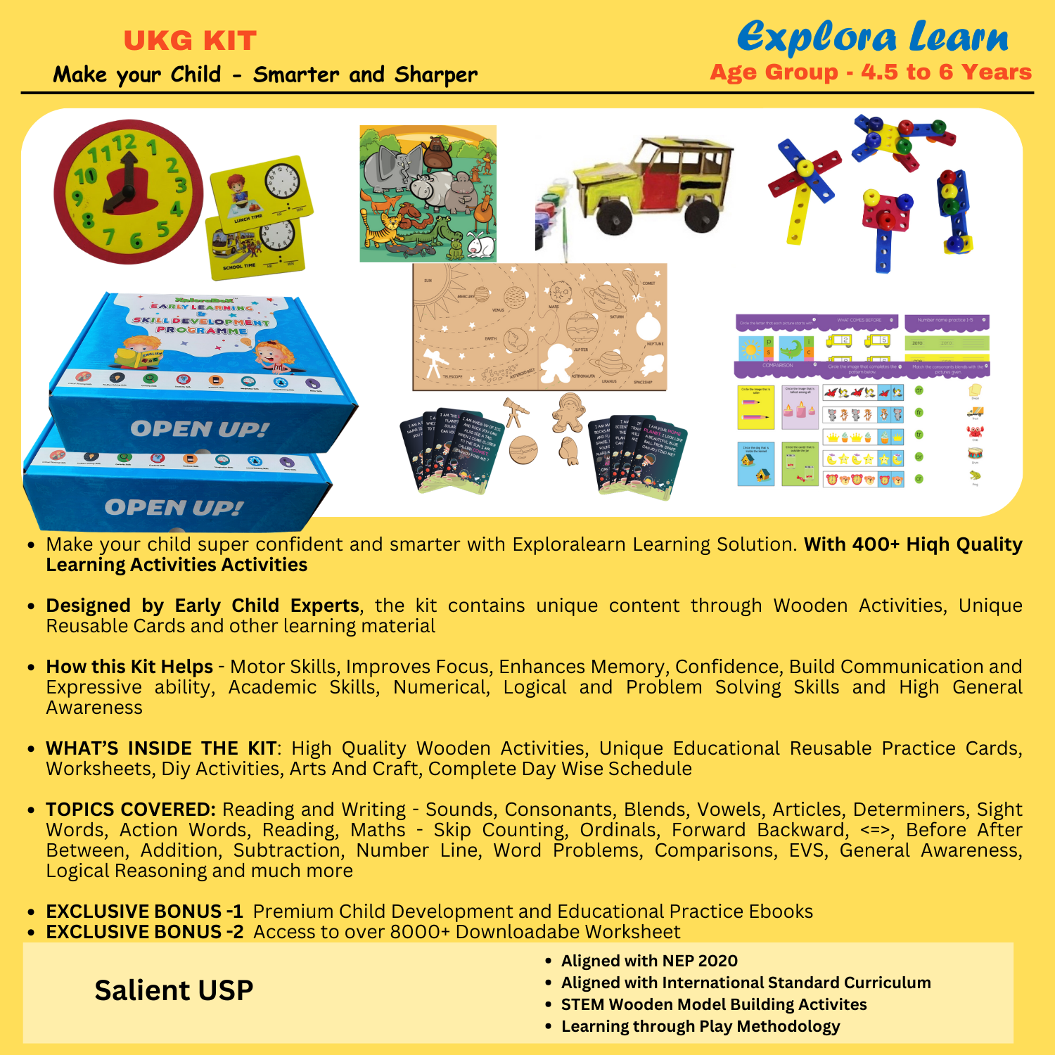 ukg educational activities