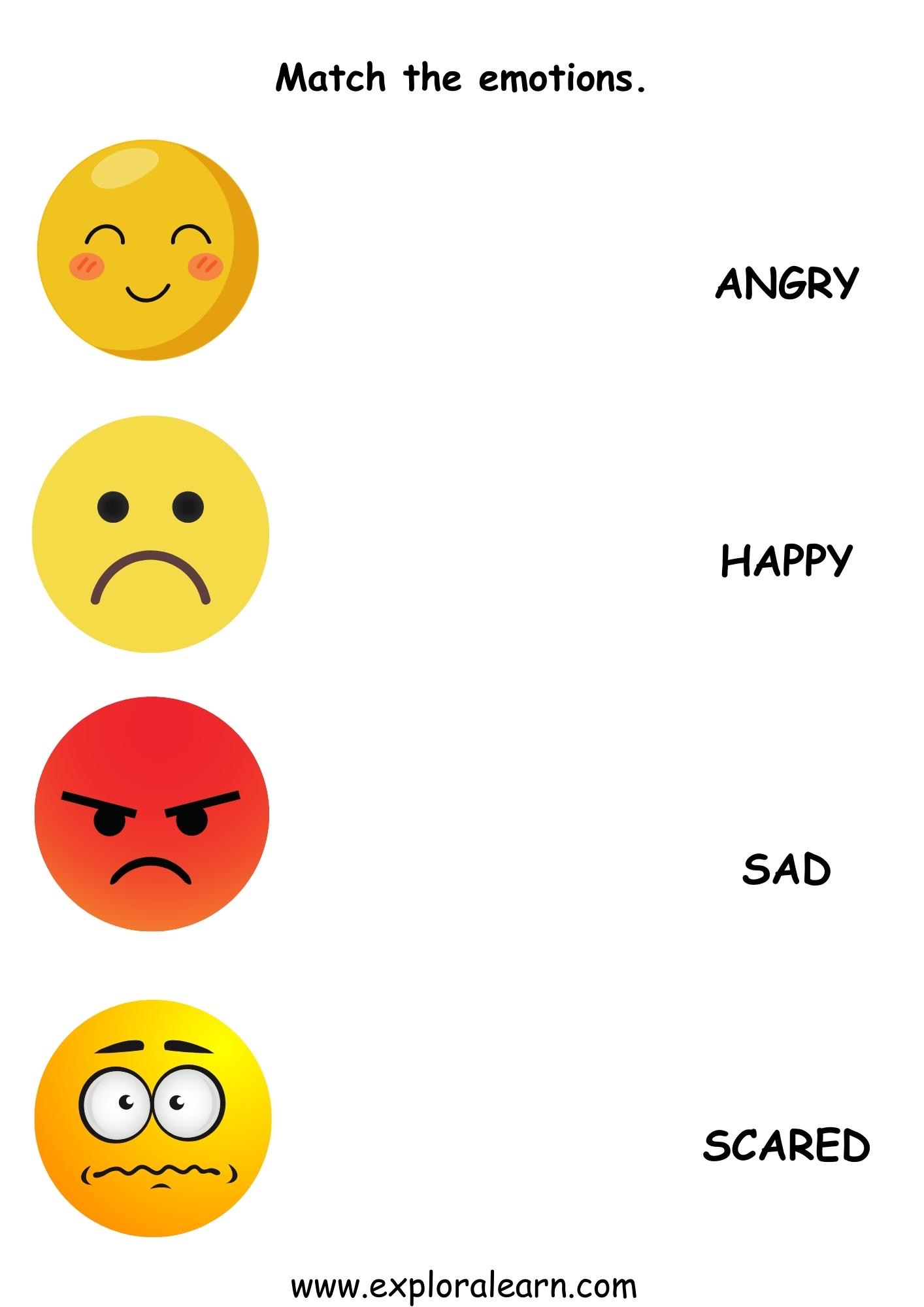 Emotions Preschool Printables
