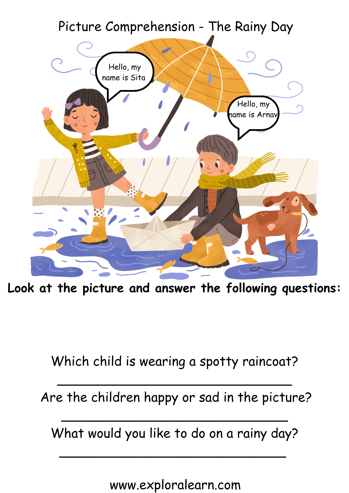 Picture Comprehension
