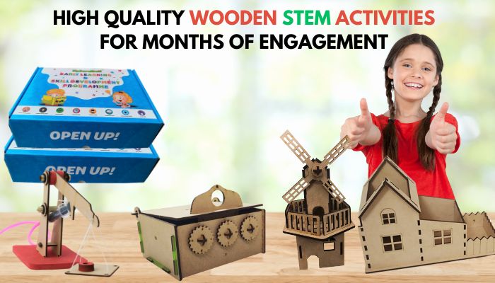 STEM model building activities for 6 to 9 years