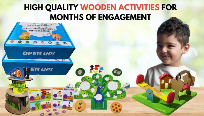 Nursery LKG annual kit with cards and books