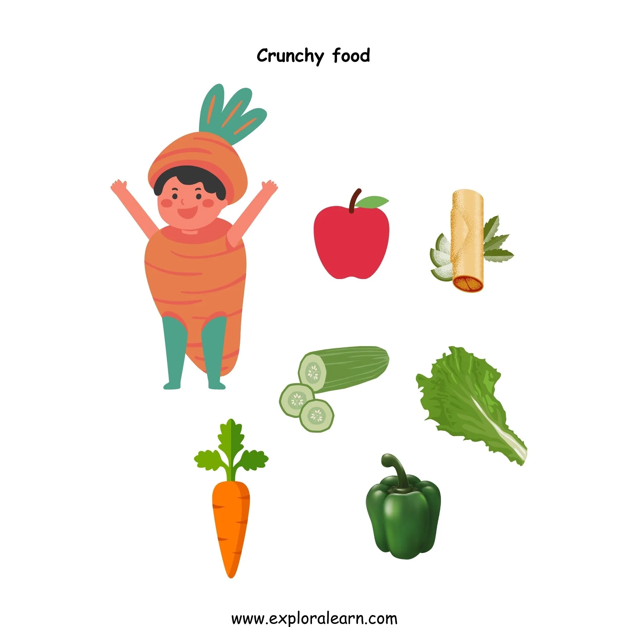 Free Exploralearn Worksheets Types Of Food