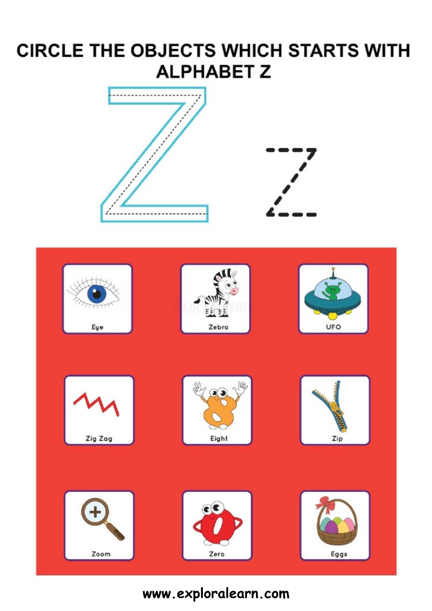 Alphabet Objects A to Z