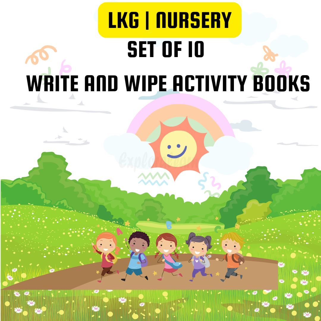 Playschool Write and Wipe Activity books