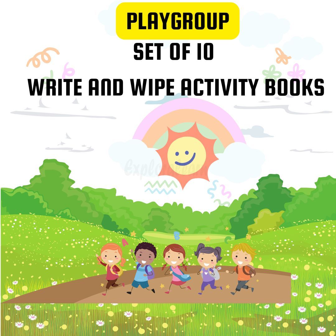 Playschool Write and Wipe Activity books