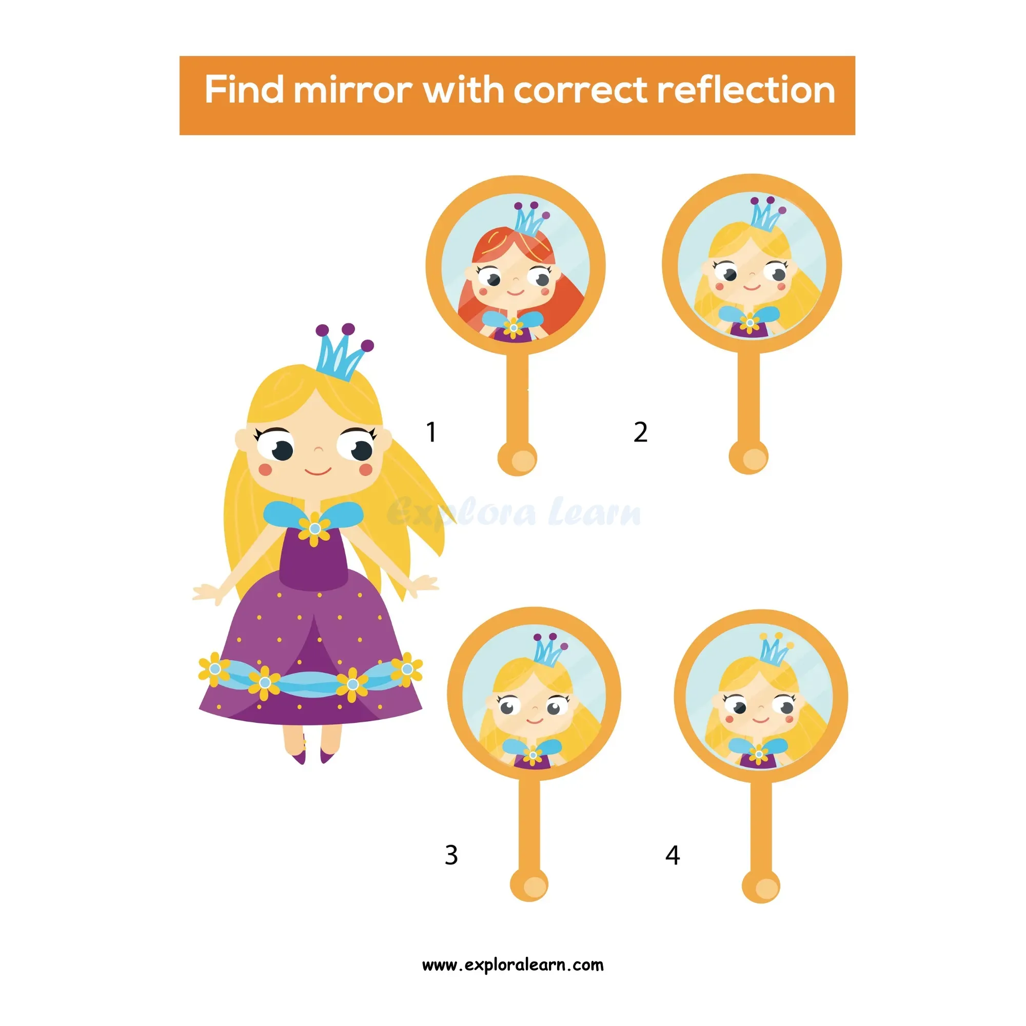 Free Exploralearn Worksheets, Logical Worksheets,Observation Level 1