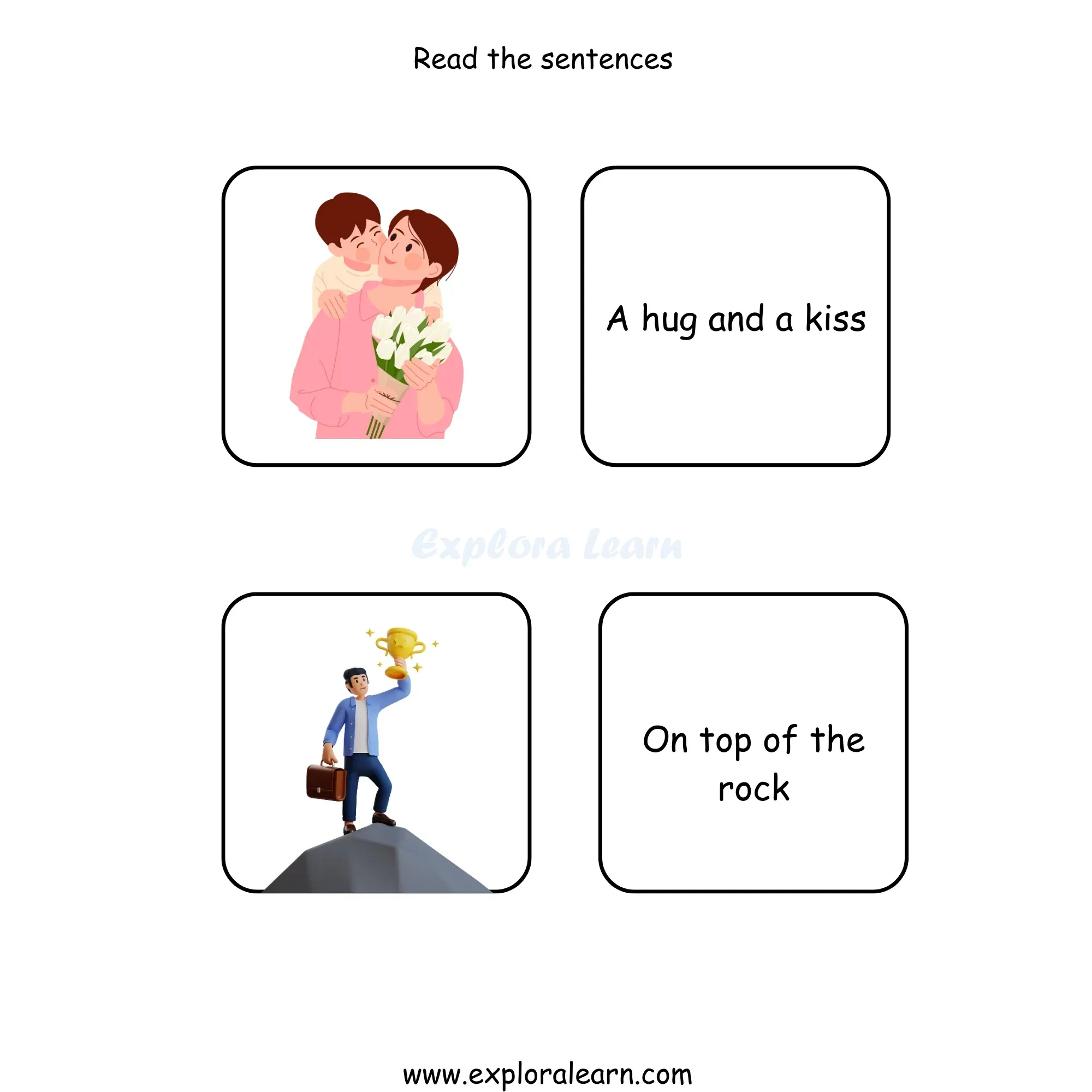 Free Exploralearn Worksheets, Reading Workheets,Simple Reading