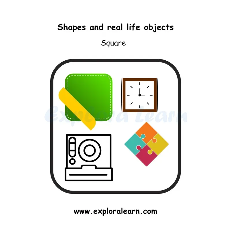 Free Exploralearn Worksheets, Shapes and Colours worksheet