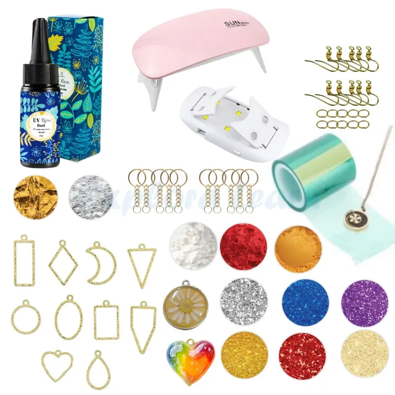 UV Resin Jewellery Mega Kit - Best UV Resin Kit India